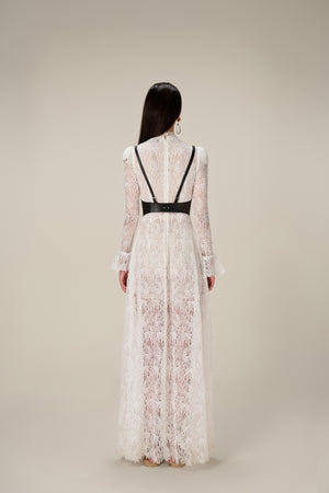 DEER LACE LONG DRESS