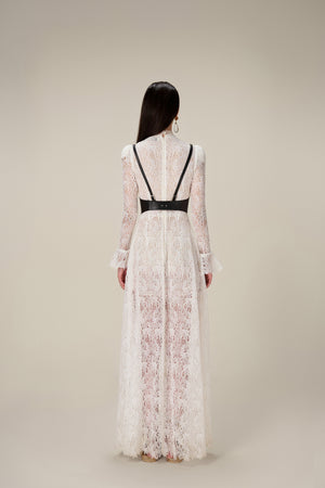 
            
                Load image into Gallery viewer, DEER LACE LONG DRESS
            
        