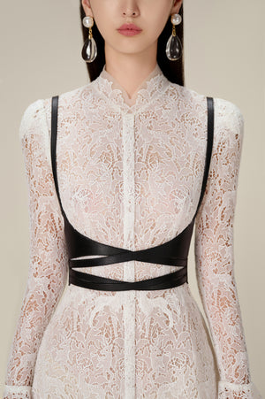 DEER LACE LONG DRESS