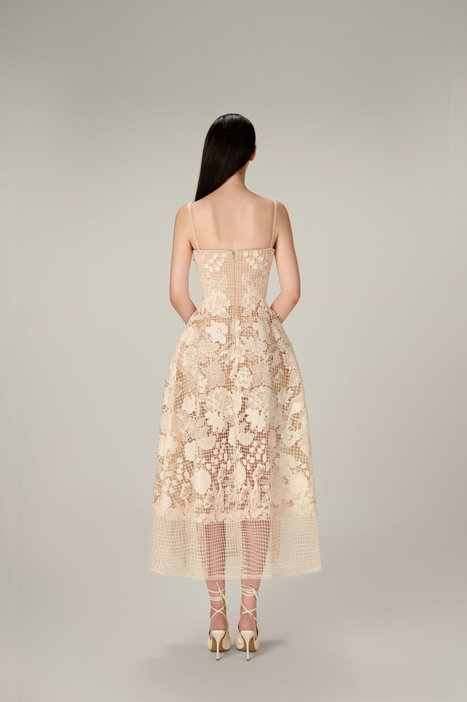 LITTLE GARDEN MIDI DRESS