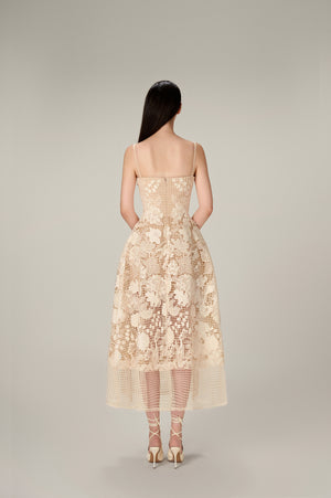 LITTLE GARDEN MIDI DRESS