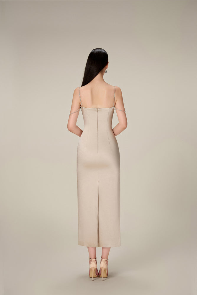 SILVER TWISTED DRESS
