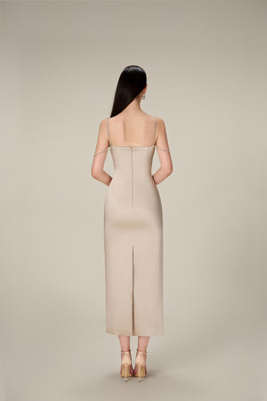 SILVER TWISTED DRESS