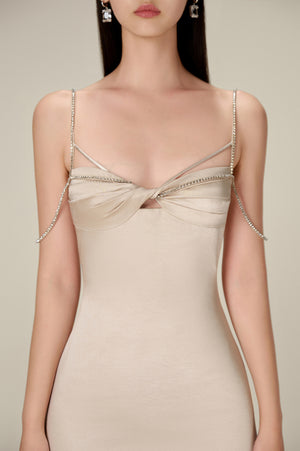 SILVER TWISTED DRESS