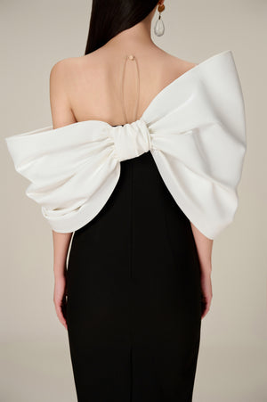 BLACK BIG BOW DRESS – Lobbster Official
