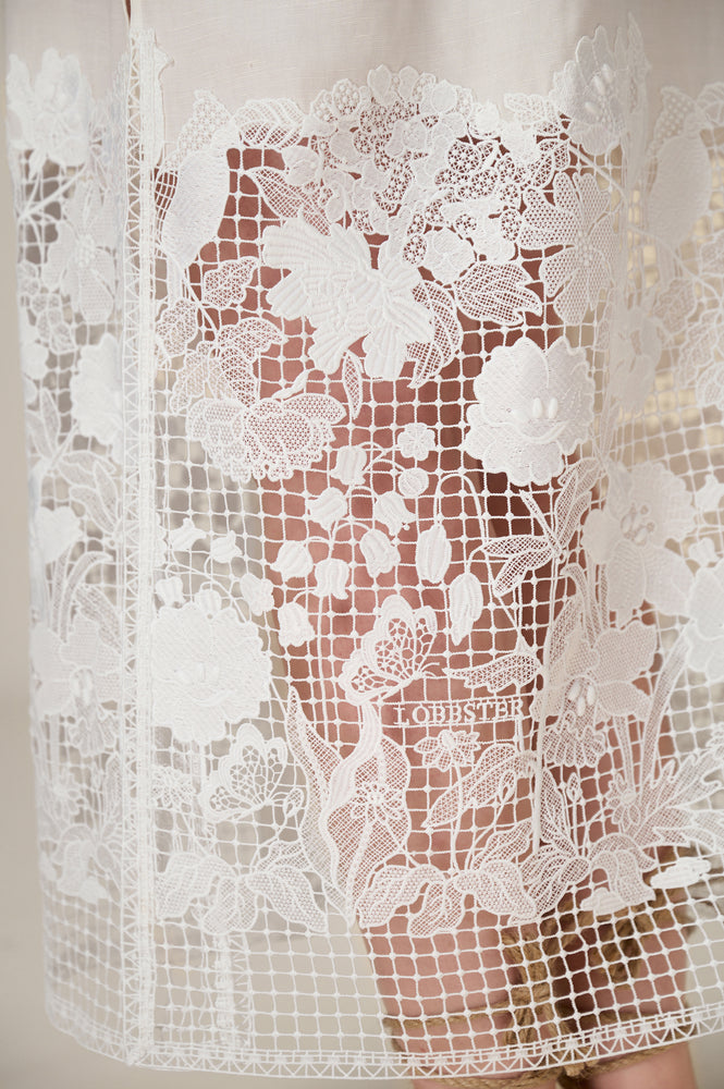 LOBBSTER LACE SHIRT DRESS