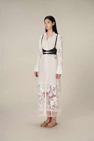 LOBBSTER LACE SHIRT DRESS