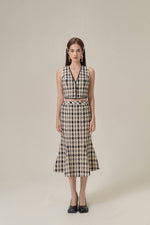 CLASSIC GINGHAM MERMAID SKIRT