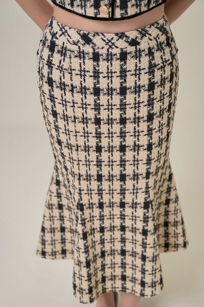 CLASSIC GINGHAM MERMAID SKIRT