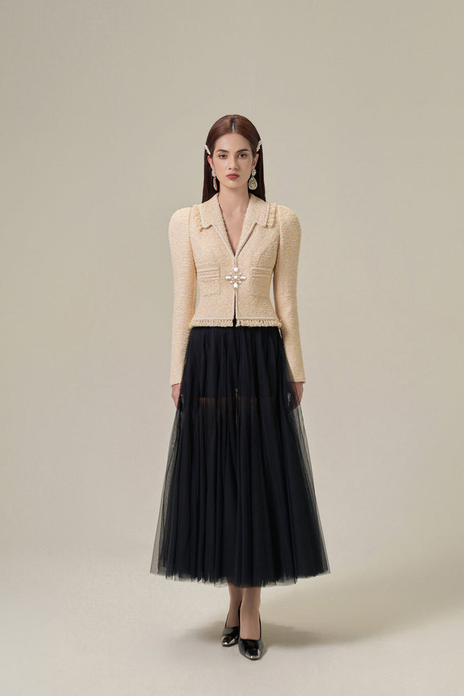 SAND TWEED JACKET