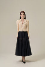 SAND TWEED JACKET