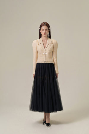 SAND TWEED JACKET