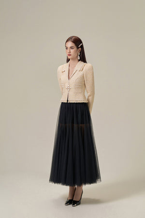 SAND TWEED JACKET
