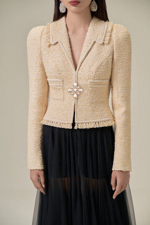 SAND TWEED JACKET