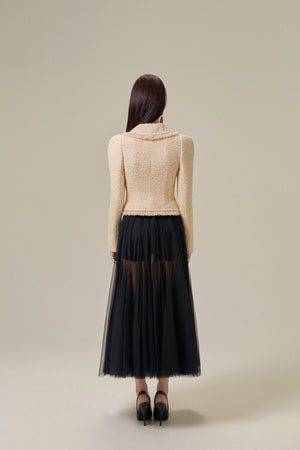SAND TWEED JACKET
