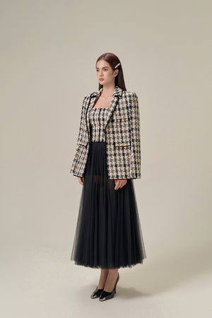 CLASSIC GINGHAM BLAZER