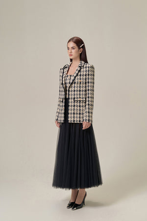 CLASSIC GINGHAM BLAZER