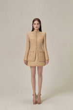 GOLD TWEED JACKET