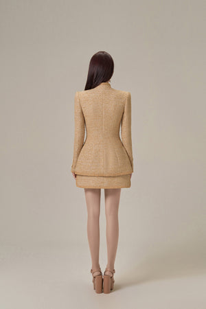 GOLD TWEED JACKET