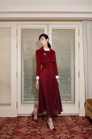 Alula Dress Bordeaux