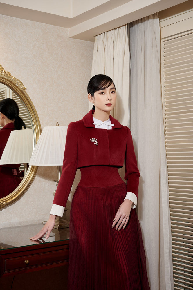 Alula Dress Bordeaux