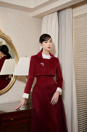 Alula Dress Bordeaux