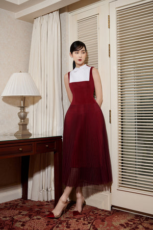 Alula Dress Bordeaux