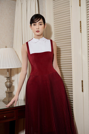 Alula Dress Bordeaux