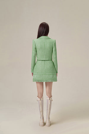 GREEN GINGHAM JACKET