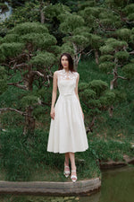 Garden Lace Midi Dress