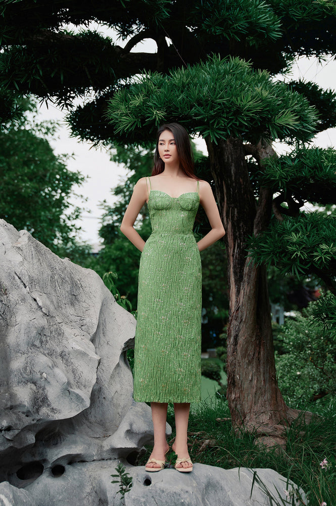 Brocade Bamboo Dress