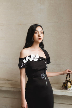 Black - Orchid Hanoi Dress