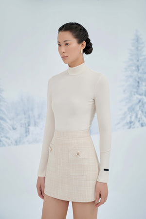 Ivory Mini Skirt