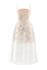 BEADED EMBROIDERED DRESS