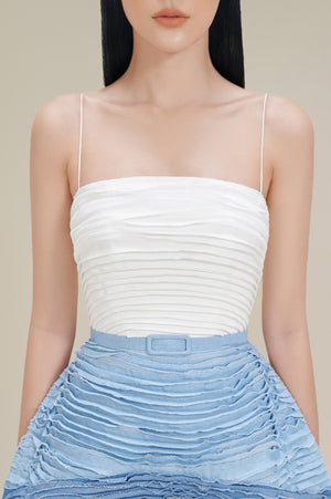 DENIM MIDI DRESS