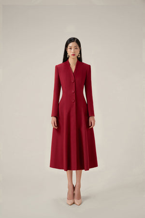 RED VINTAGE DRESS