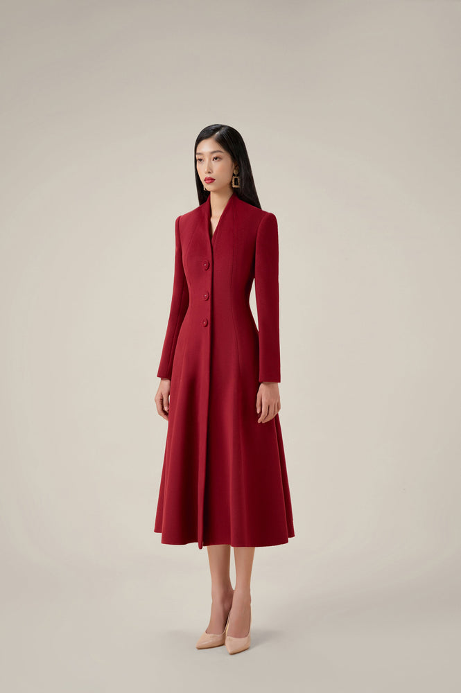RED VINTAGE DRESS