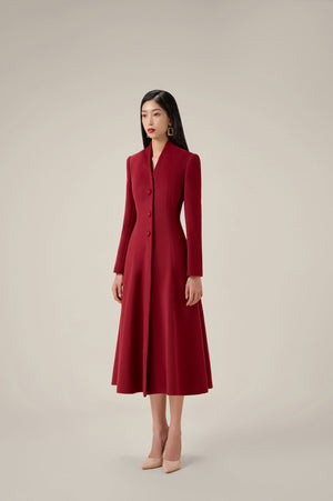 RED VINTAGE DRESS