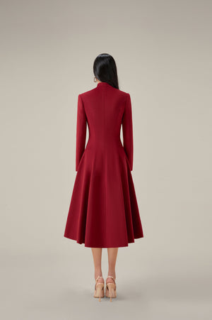 RED VINTAGE DRESS