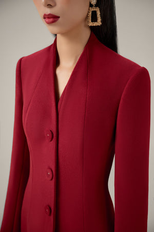 RED VINTAGE DRESS