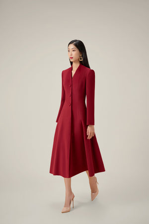 RED VINTAGE DRESS