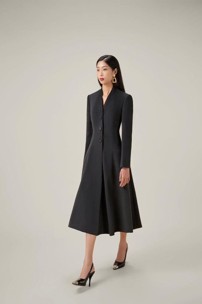 GREY VINTAGE DRESS