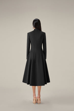 GREY VINTAGE DRESS
