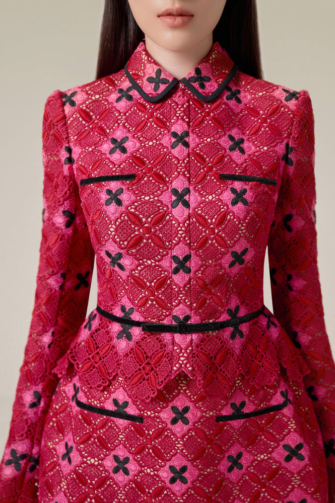 Pink Lace Top.