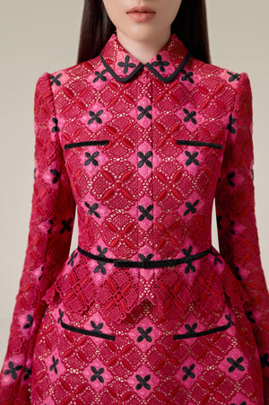 Pink Lace Top.
