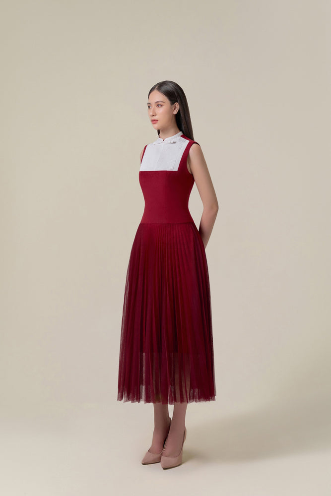 Alula Dress Bordeaux
