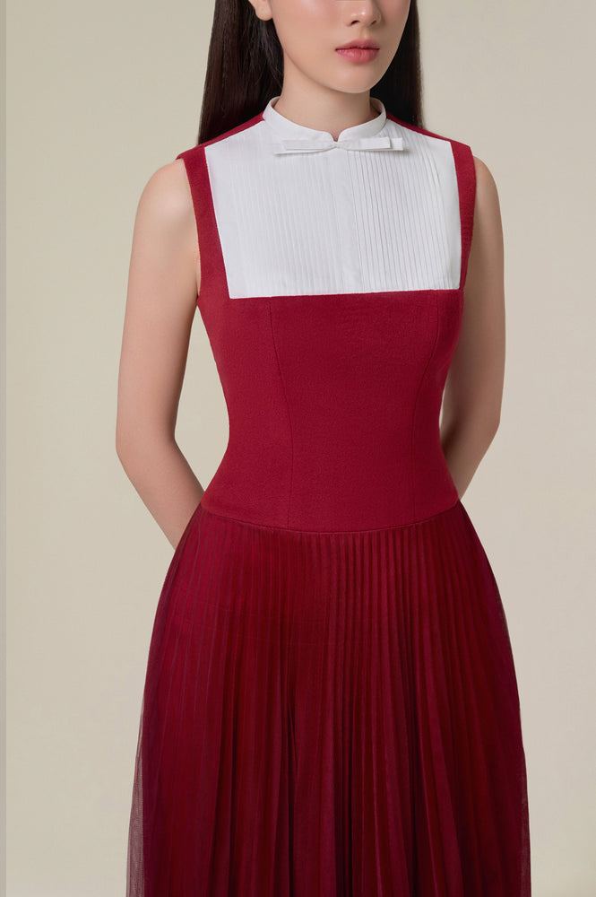 Alula Dress Bordeaux