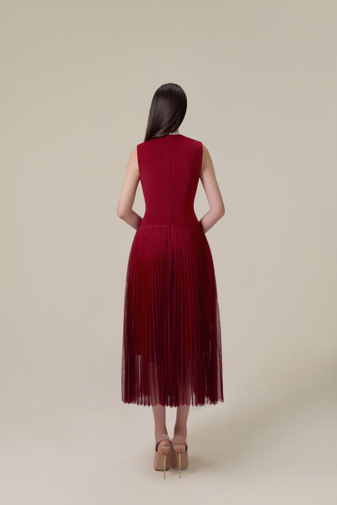 Alula Dress Bordeaux