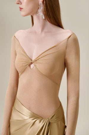 Jersey Bronze Top