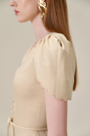 
            
                Load image into Gallery viewer, Beige Cloud Dress
            
        